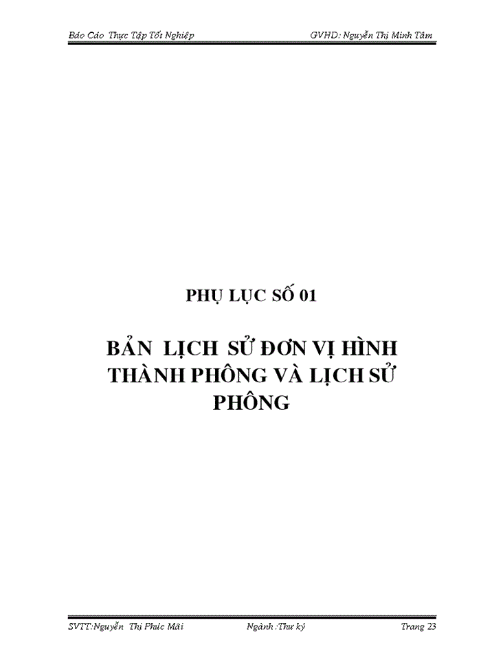 image for page Khảo sát và báo cáo tình hình công tác  trữ tại Trung Tâm Thông Tin và Đăng Ký Nhà Đất