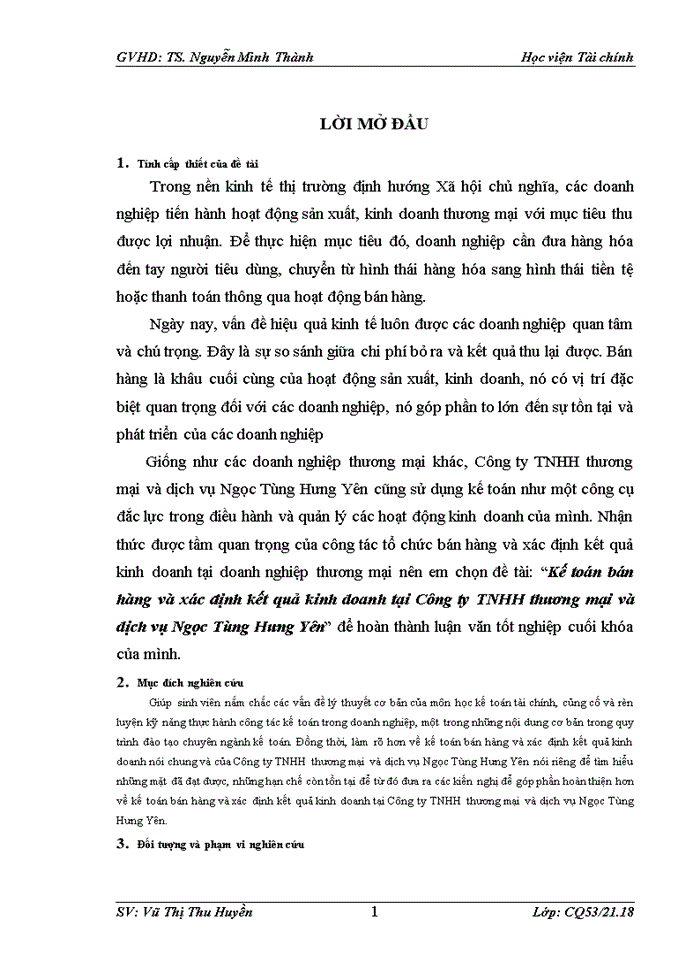 image for page Kế toán bán hàng và xác định kết quả kinh doanh tại công ty tnhh thương mại và dịch vụ ngọc tùng hưng yên