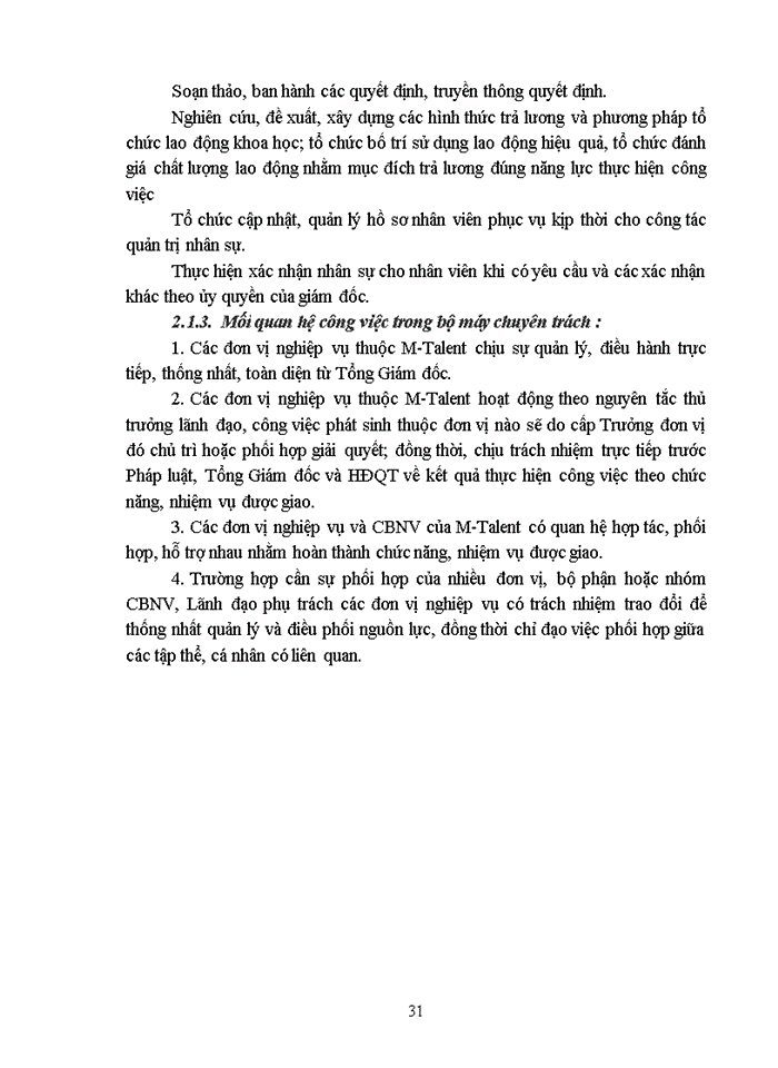 image for page Thực trạng tuyển dụng nhân lực tại Công ty cổ phần quản trị nguồn nhân lực M-Talent