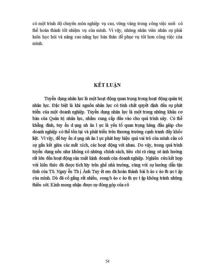 image for page Thực trạng tuyển dụng nhân lực tại Công ty cổ phần quản trị nguồn nhân lực M-Talent