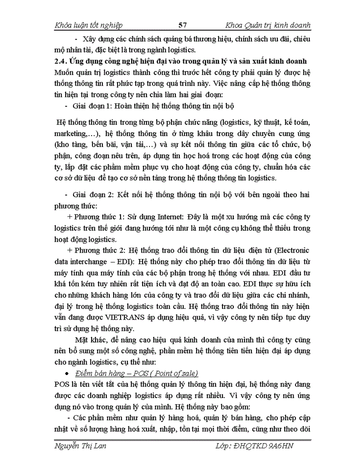 image for page Giải pháp phát triển dịch vụ logistics tại công ty cổ phần giao nhận kho vận ngoại thương 2019