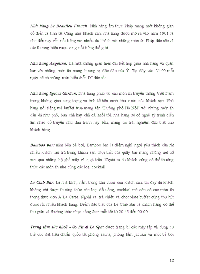 image for page Hoàn thiện quy trình đón tiếp khách của bộ phận Lễ tân khách sạn Sofitel Legend Metropole Hanoi 2017