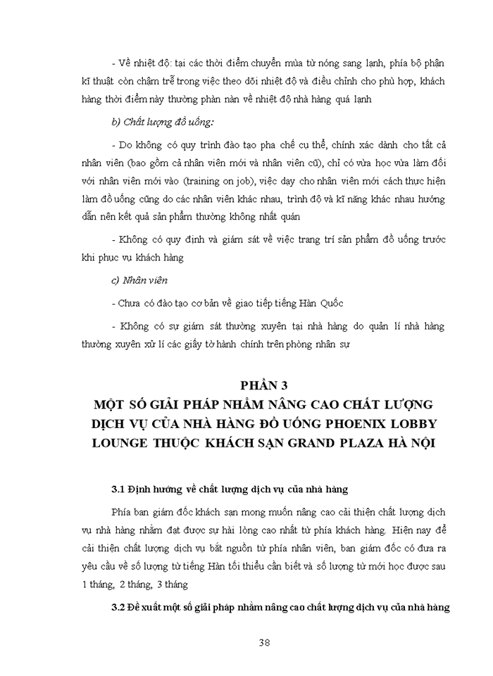 image for page Nâng cao chất lượng dịch vụ của nhà hàng đồ uống phoenix lobby lounge thuộc khách sạn grand plaza hà nội 2018