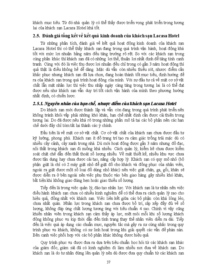 image for page Nâng cao hiệu quả kinh doanh của  khách sạn Lacasa Hotel 2018