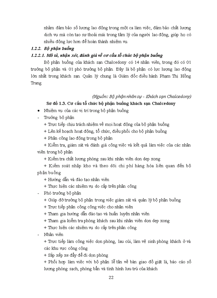 image for page Thực trạng và các giải pháp nhằm nâng cao chất lượng dịch vụ lưu trú tại khách sạn chalcedony  2018