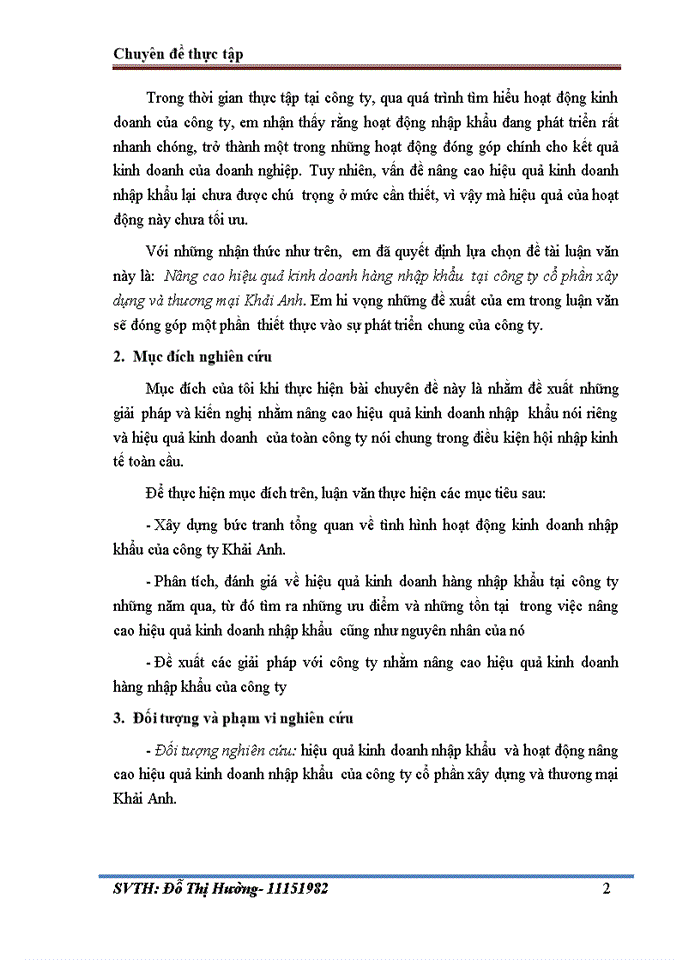 image for page Nâng cao hiệu quả kinh doanh nhập khẩu của công ty cổ phần thương mại và xây dựng khải anh