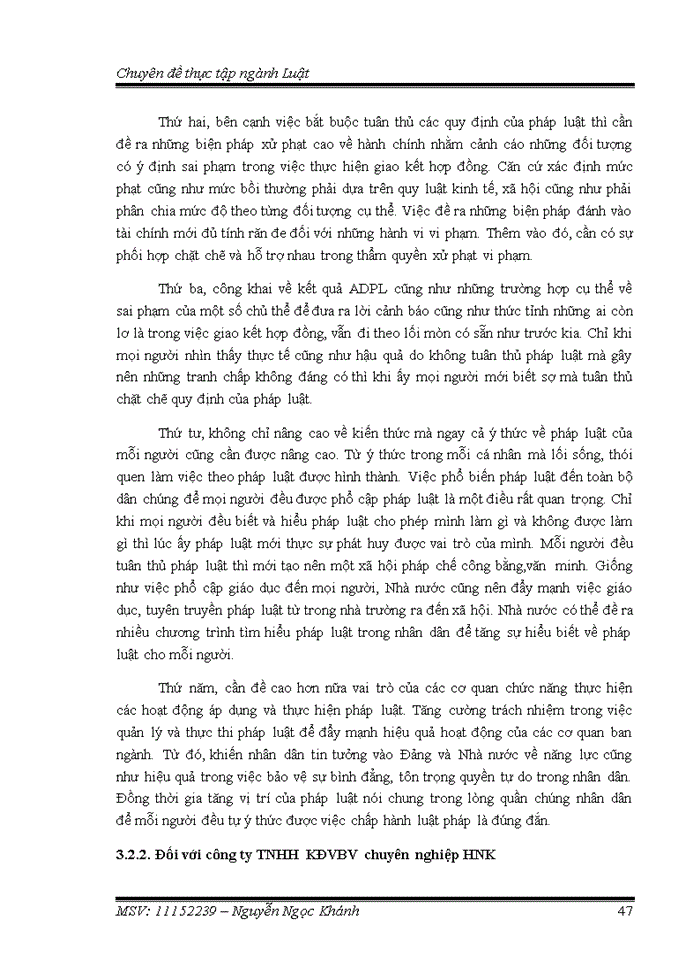 image for page Pháp luật về giao kết hợp đồng thương mại dịch vụ và thực tiễn áp dụng tại công ty tnhh kinh doanh dịch vụ bảo vệ chuyên nghiệp hnk 2018