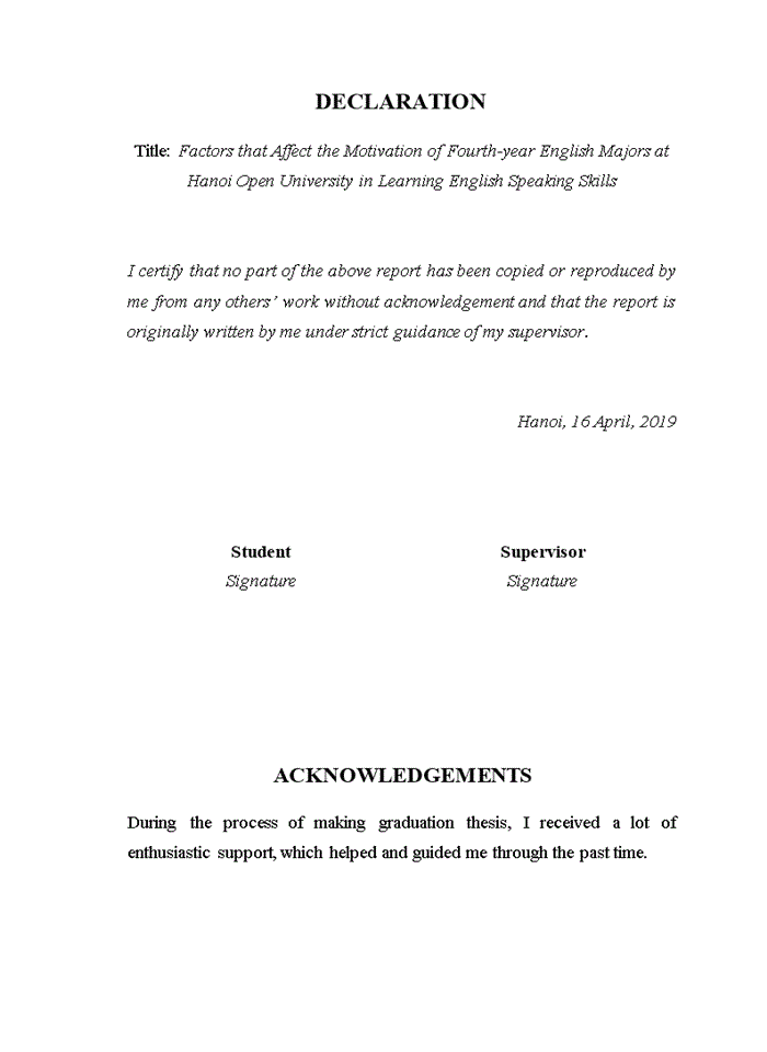 image for page Factors that affect the motivation of fourth-year english majors at hanoi open university in learning english speaking skills