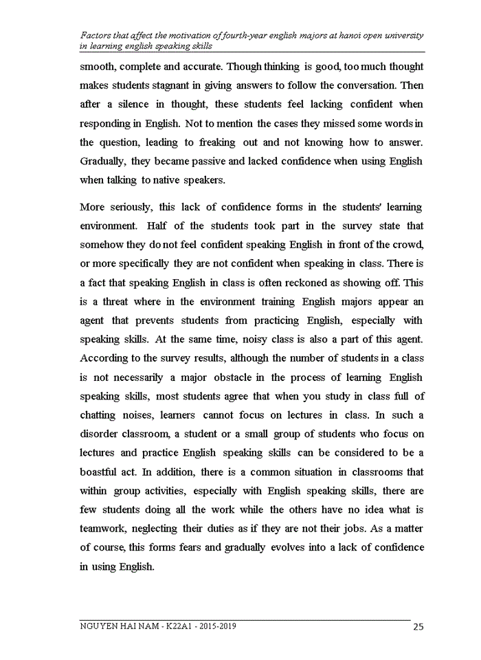 image for page Factors that affect the motivation of fourth-year english majors at hanoi open university in learning english speaking skills
