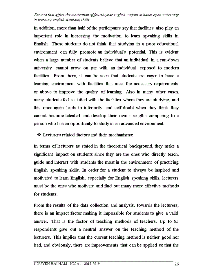 image for page Factors that affect the motivation of fourth-year english majors at hanoi open university in learning english speaking skills