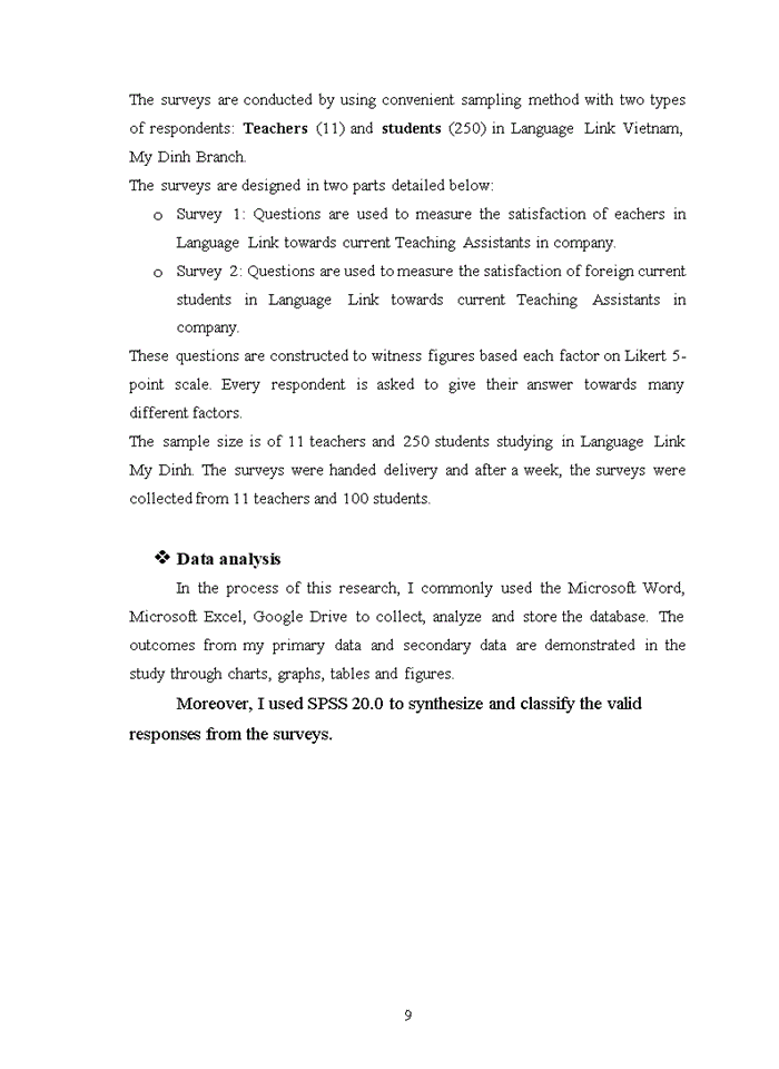 image for page Improving recruitment and selection process at language link vietnam, my dinh branch 2019