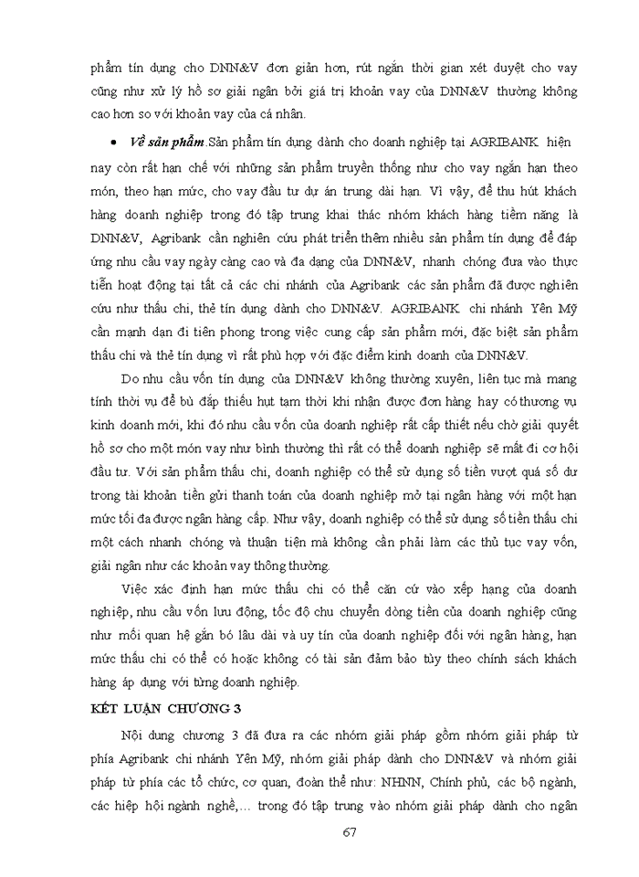 image for page Phát triển cho vay doanh nghiệp nhỏ và vừa tại agribank chi nhánh yên mỹ hưng yên ii 2019