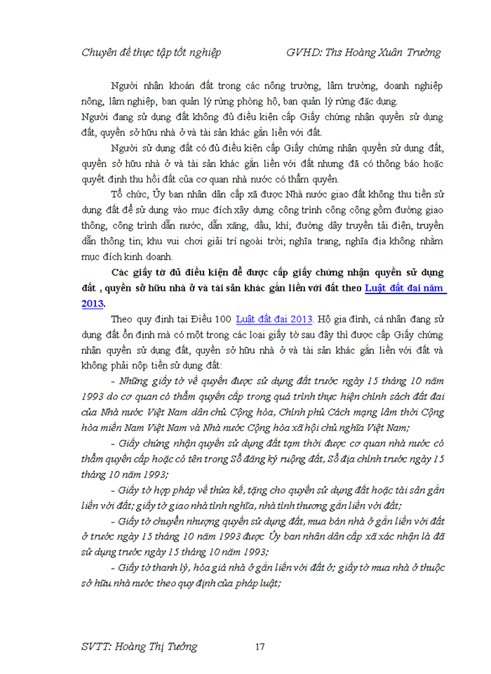 image for page Thực trạng công tác cấp giấy chứng nhận quyền sử dụng đất, quyền sở hữu nhà ở và tài sản khác gắn liền với đất tại Thị trấn Sa Pa - huyện Sa Pa - tỉnh Lào Cai giai đoạn 2015 - 2017
