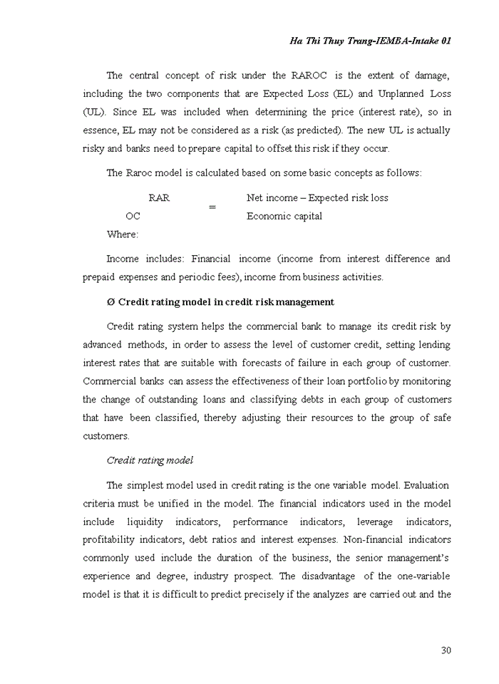 image for page The credit risk management at bidv bank – thanh do branch 2018