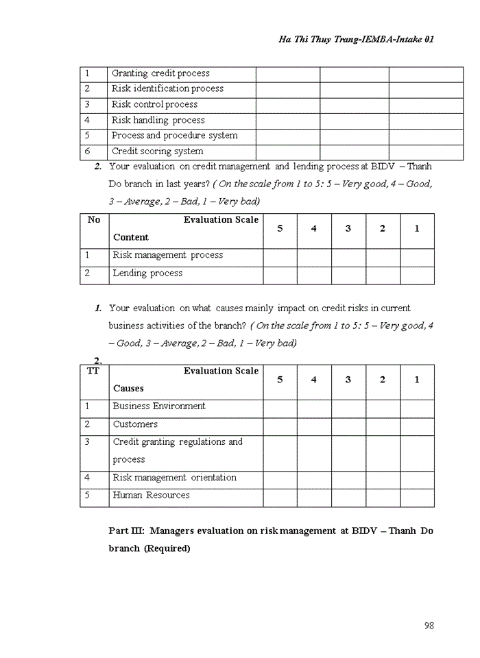 image for page The credit risk management at bidv bank – thanh do branch 2018