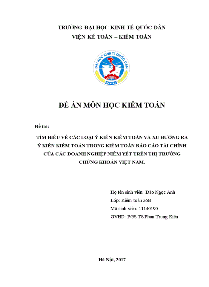 image for page Tìm hiểu về các loại ý kiến kiểm toán và xu hướng ra ý kiến kiểm toán trong kiểm toán báo cáo tài chính của các doanh nghiệp niêm yết trên thị trường chứng khoán việt nam 2017