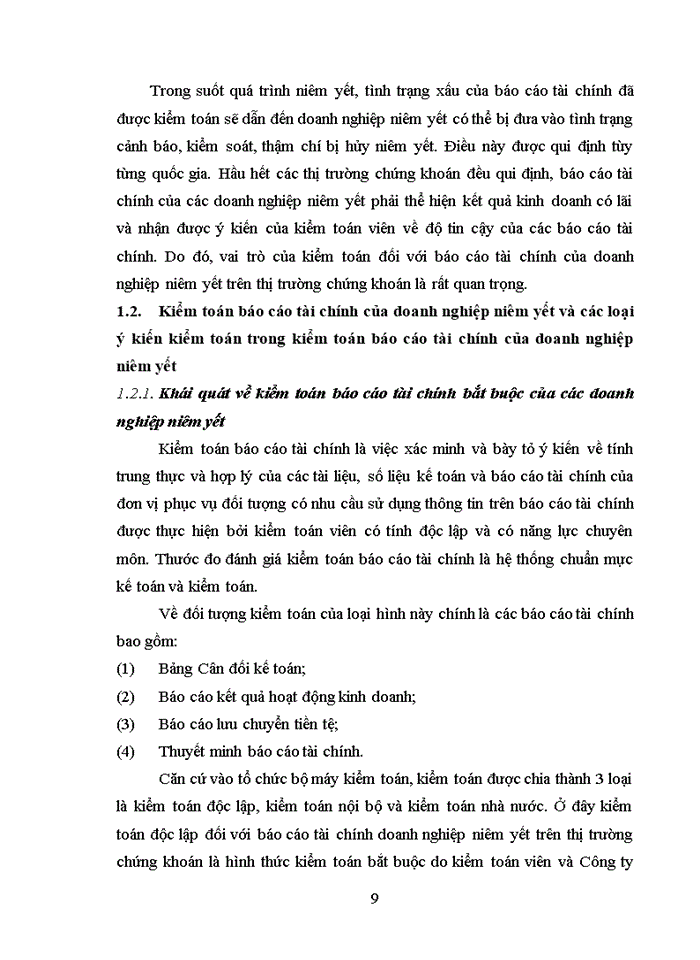 image for page Tìm hiểu về các loại ý kiến kiểm toán và xu hướng ra ý kiến kiểm toán trong kiểm toán báo cáo tài chính của các doanh nghiệp niêm yết trên thị trường chứng khoán việt nam 2017