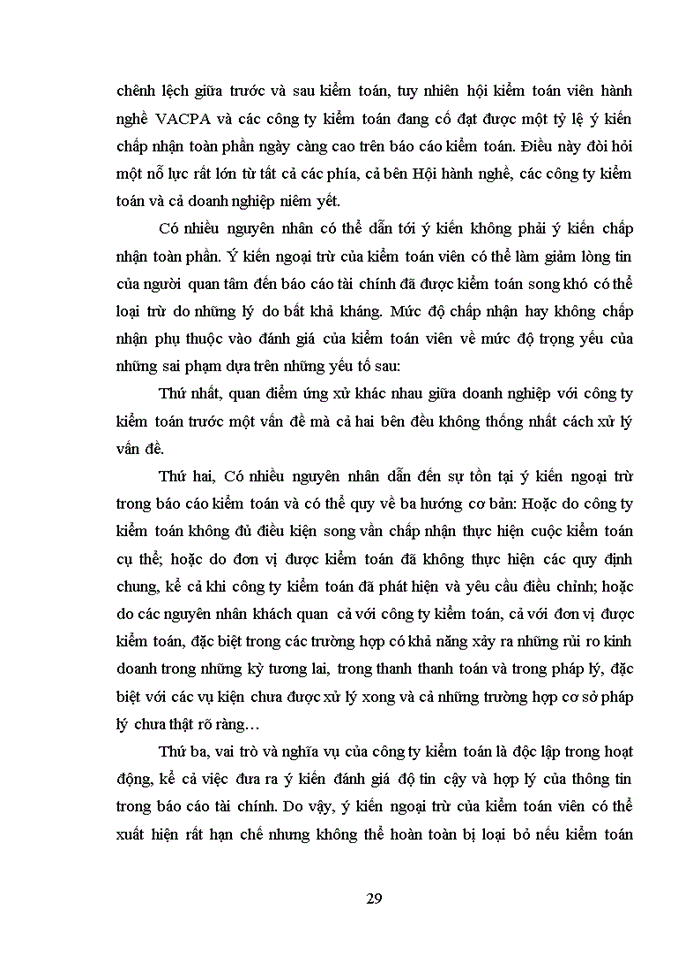 image for page Tìm hiểu về các loại ý kiến kiểm toán và xu hướng ra ý kiến kiểm toán trong kiểm toán báo cáo tài chính của các doanh nghiệp niêm yết trên thị trường chứng khoán việt nam 2017