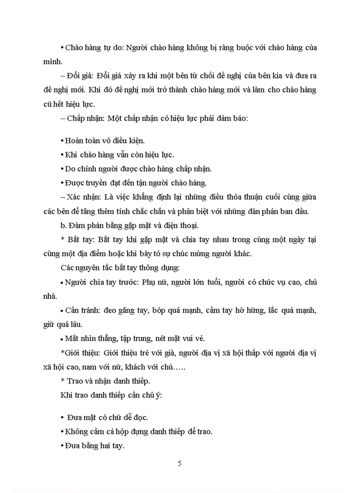 image for page Hình thức và nguyên tắc đàm phám trong kinh doanh Vận dụng trong thực tiễn kinh doanh 2019