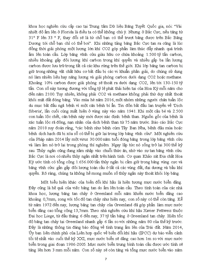 image for page Trình bày thực trạng biến đổi khí hậu ở Việt Nam và đề xuất các giải pháp ứng phó với biến đổi khí hậu ở Việt Nam 2020