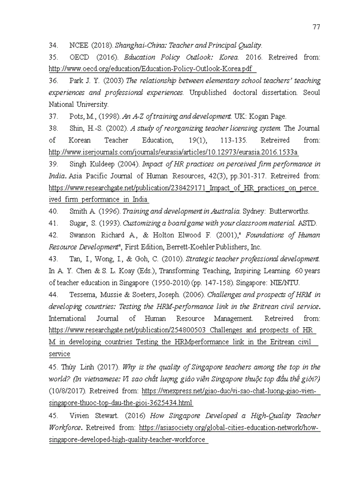 image for page Teachers’ training and development at public secondary schools to meet the requirements of education innovation – implementation at minh ha secondary school 2019
