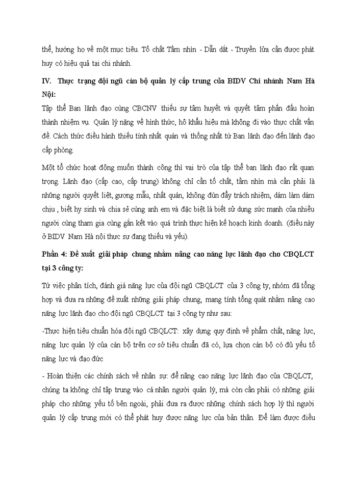 image for page Khảo sát và phân tích năng lực lãnh đạo của đội ngũ cán bộ quản lý cấp trung tại 3 công ty của 3 thành viên nhóm và đề xuất giải pháp nâng cao năng lực lãnh đạo của đội ngũ cán bộ quản lý cấp trung đó