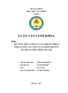 Kế toán tiền lương và các khoản trích theo lương tại công ty cổ phần dịch vụ kỹ thuật viễn thông hà nội 2017