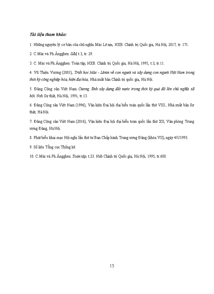 image for page Lí luận mác – xít về con người và vấn đề con người trong sự nghiệp cnh – hđh đất nước việt nam hiện  nay 2020