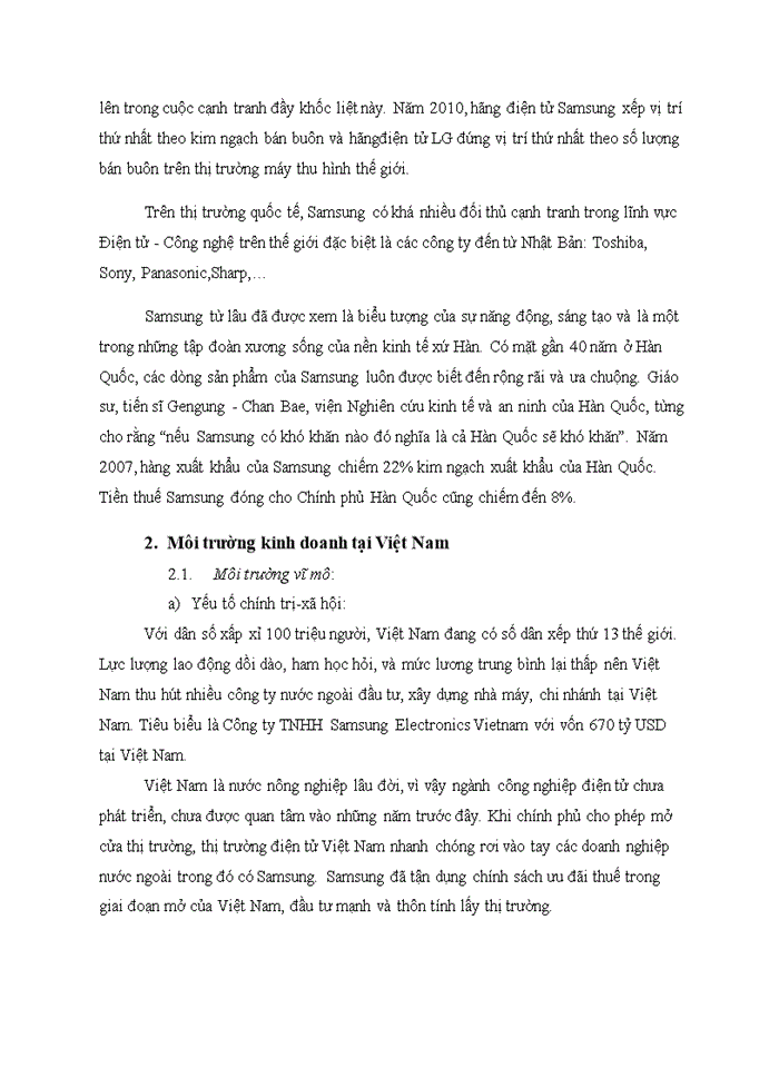 image for page Vận dụng quan điểm của V.I.Lênin về xuất khẩu tư bản trong thời kỳ chủ nghĩa tư bản độc quyền phân tích đầu tư nước ngoài của tập đoàn Samsung tại Việt Nam. 2020