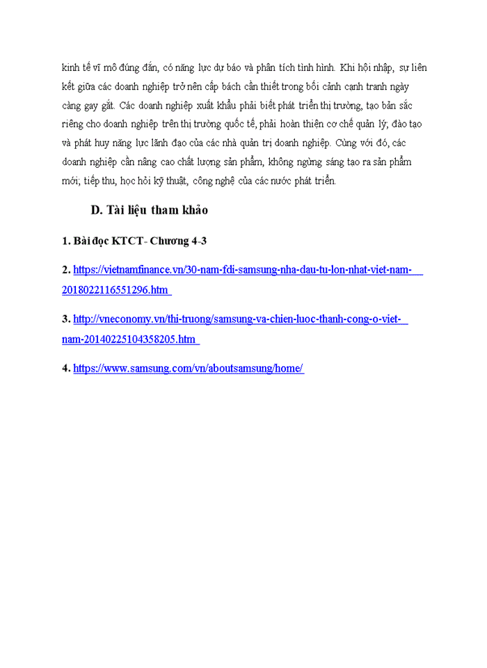 image for page Vận dụng quan điểm của V.I.Lênin về xuất khẩu tư bản trong thời kỳ chủ nghĩa tư bản độc quyền phân tích đầu tư nước ngoài của tập đoàn Samsung tại Việt Nam. 2020