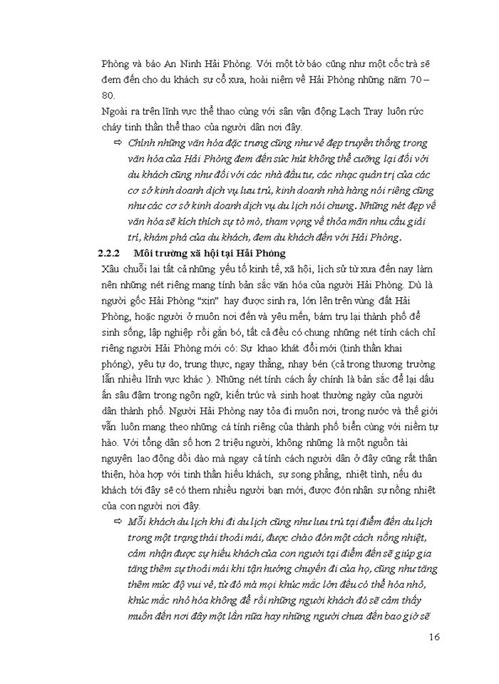 image for page Phân tích các nhân tố môi trường bên ngoài tác động đến nhu cầu lưu trú tại hải phòng 2020