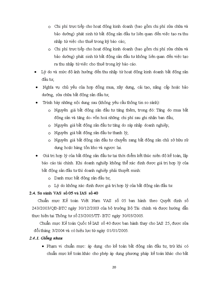 image for page Bàn về hạch toán bất động sản đầu tư 2020