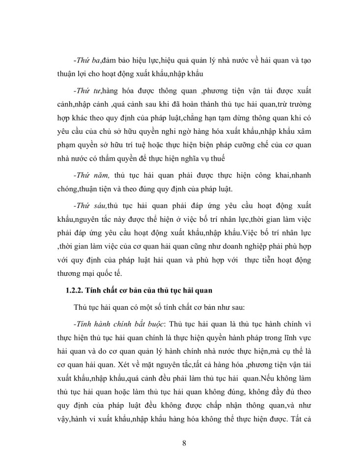 image for page Thủ tục hải quan đối với hàng nhập khẩu tại công ty TNHH đầu tư phát triển và thương mại xuất nhập khẩu VN