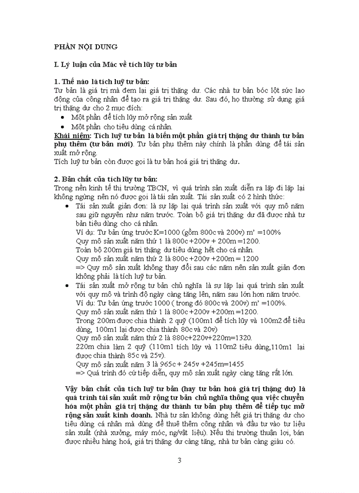 image for page Phân tích lý luận của C.Mác về tích lũy tư bản? Ý nghĩa của việc nghiên cứu lý luận này đối với quá trình tích lũy vốn để thực hiện Công nghiệp hóa -Hiện đại hóa ở nước ta hiện nay 2020