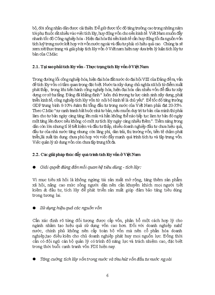 image for page Phân tích lý luận của C.Mác về tích lũy tư bản? Ý nghĩa của việc nghiên cứu lý luận này đối với quá trình tích lũy vốn để thực hiện Công nghiệp hóa -Hiện đại hóa ở nước ta hiện nay 2020