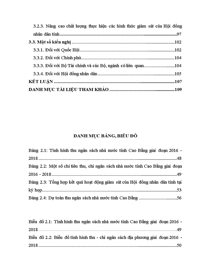 Nâng cao hoạt động giám sát của hội đồng nhân dân tỉnh đối với quản lý ngân sách nhà nước tỉnh cao bằng  2020