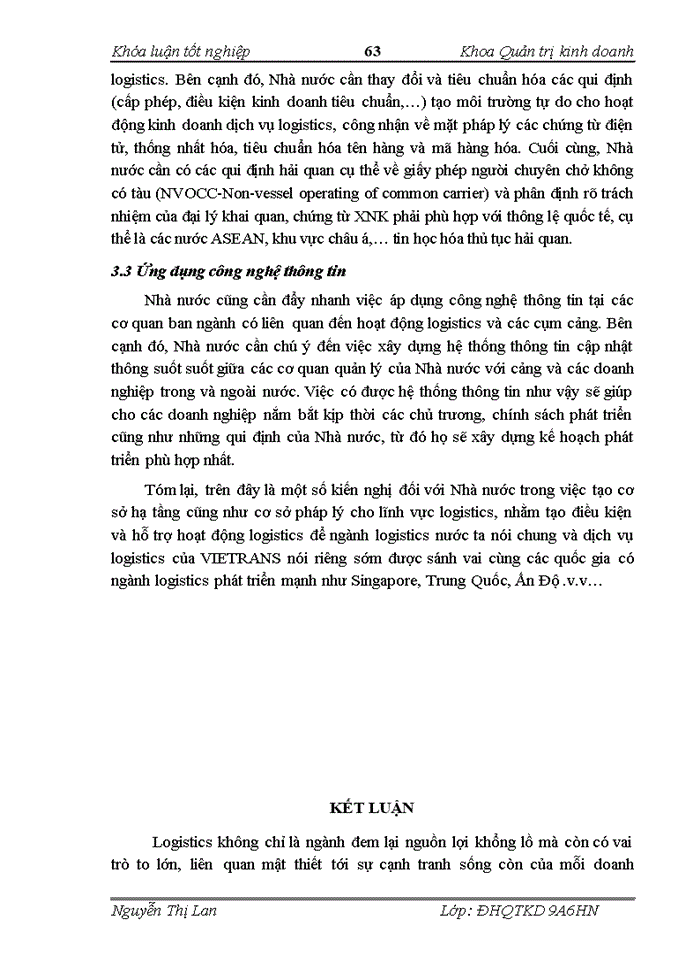 image for page Giải pháp phát triển dịch vụ logistics tại công ty cổ phần giao nhận kho vận ngoại thương 2019