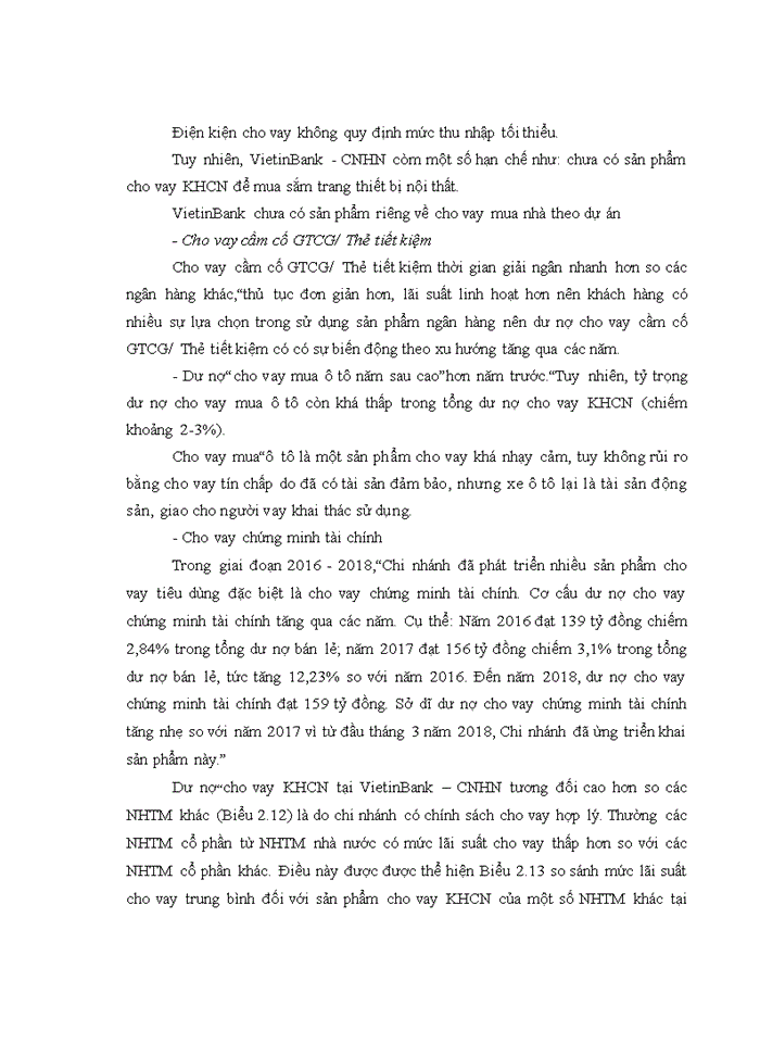 image for page Phát triển hoạt động cho vay khách hàng cá nhân tại ngân hàng tmcp công thương việt nam – chi nhánh thành phố hà nội 2019