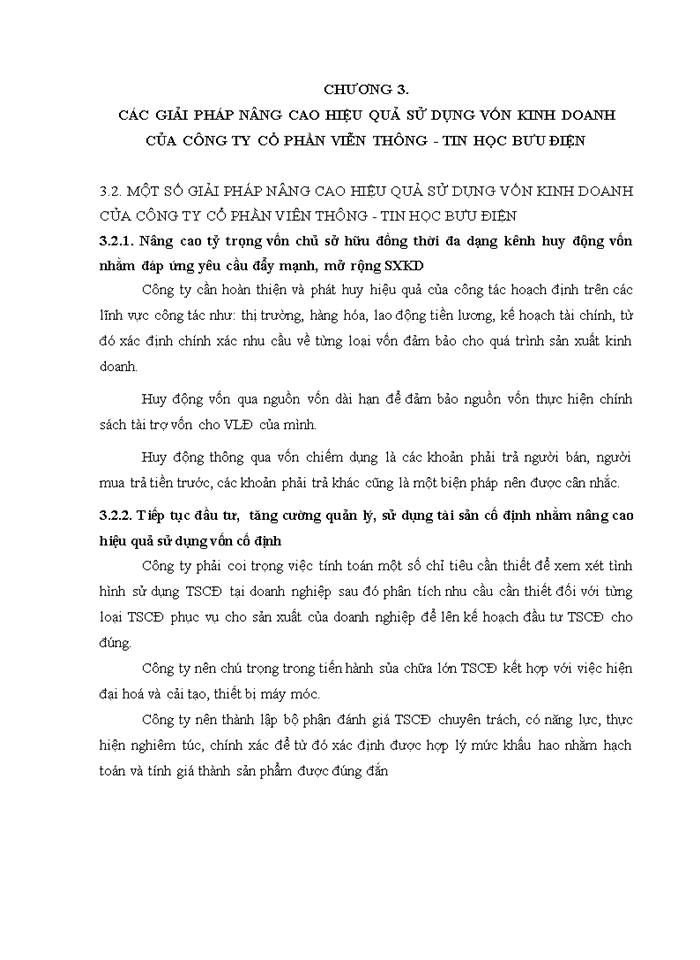 image for page Giải pháp nâng cao hiệu quả sử dụng vốn kinh doanh của công ty cổ phần viễn thông – tin học bưu điện