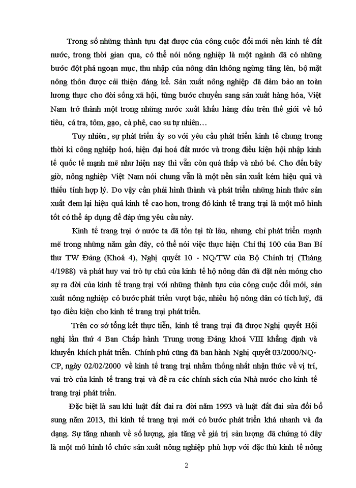 image for page Một số giải pháp phát triển kinh tế trang trại trên địa bàn huyện an lão, thành phố hải phòng 2018