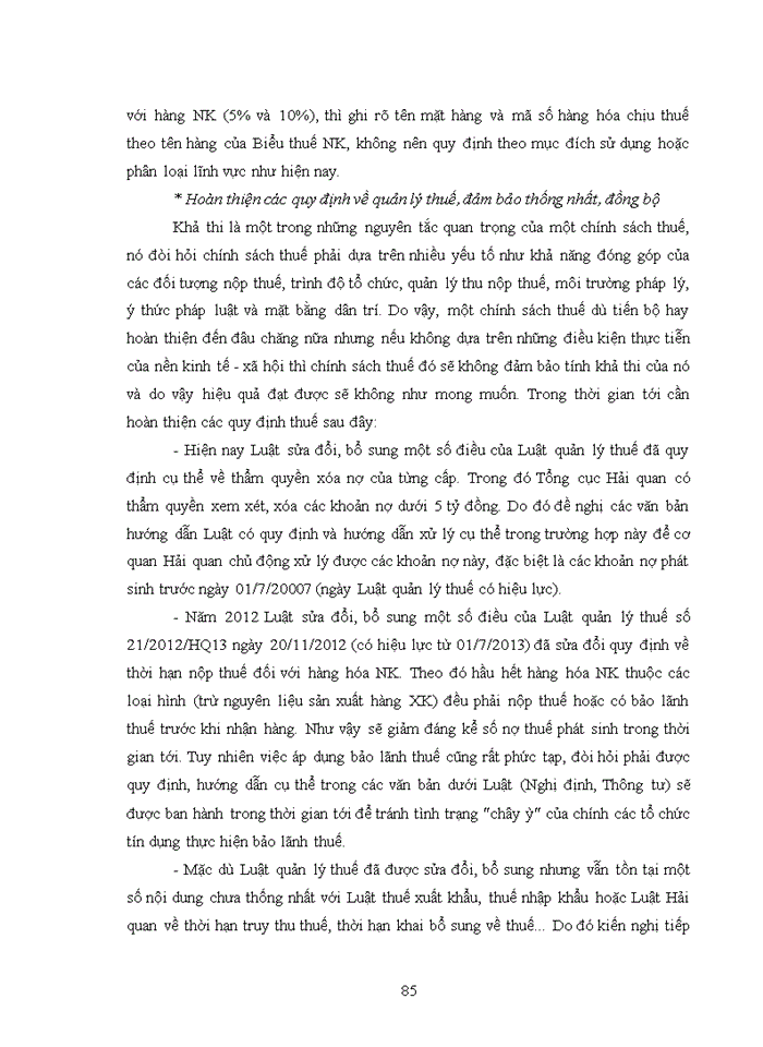 image for page Nâng cao hiệu quả trong công tác quản lý thu thuế xuất khẩu, thuế nhập khẩu tại cục hải quan tỉnh thanh hóa 2018