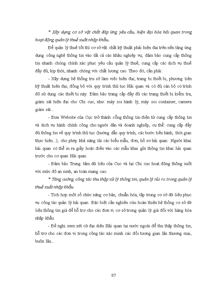 image for page Nâng cao hiệu quả trong công tác quản lý thu thuế xuất khẩu, thuế nhập khẩu tại cục hải quan tỉnh thanh hóa 2018
