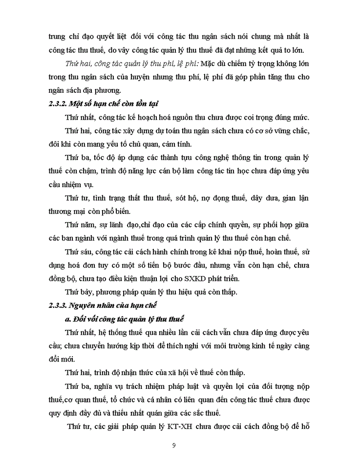 image for page Giải pháp tăng thu ngân sách trên địa bàn huyện tĩnh gia, tỉnh thanh hóa 2018