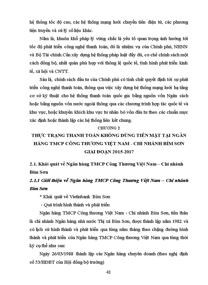 image for page Giải pháp phát triển thanh toán không dùng tiền mặt tại ngân hàng thương mại cổ phần công thương việt nam chi nhánh bỉm sơn thanh hóa 2018