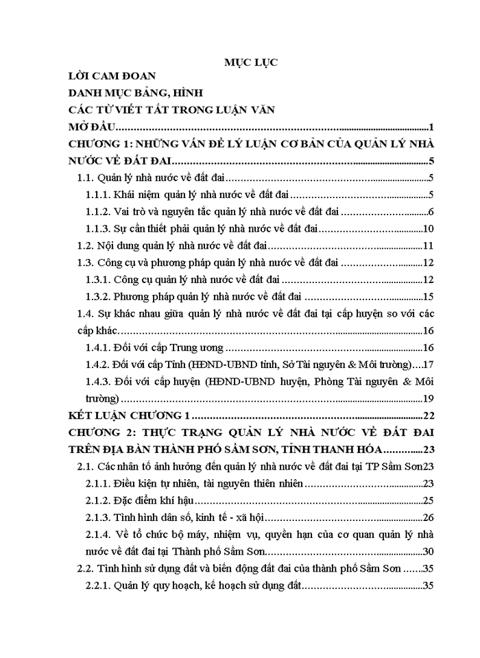 image for page Quản lý nhà nước về đất đai trên địa bàn thành phố sầm sơn, tỉnh thanh hóa 2018