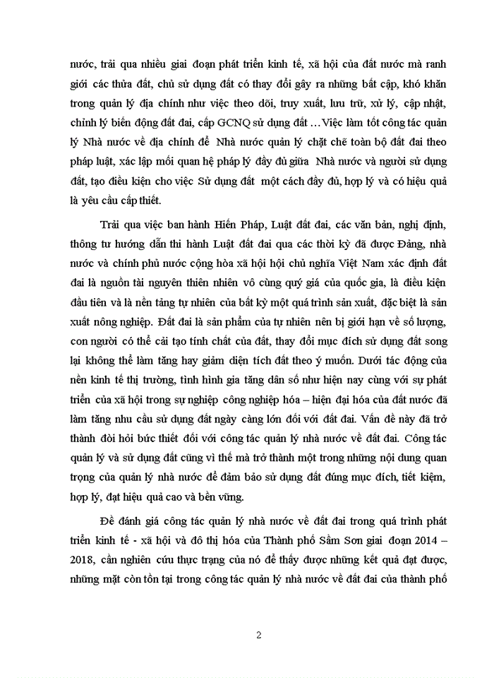 image for page Quản lý nhà nước về đất đai trên địa bàn thành phố sầm sơn, tỉnh thanh hóa 2018