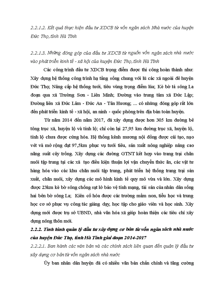 image for page Hoàn thiện công tác quản lý đầu tư xây dựng cơ bản từ vốn ngân sách nhà nước trên địa bàn huyện đức thọ, tỉnh hà tĩnh 2018