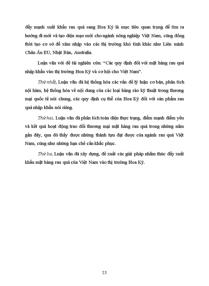 image for page Các quy định đối với mặt hàng rau quả nhập khẩu vào thị trường hoa kỳ và cơ hội cho việt nam 2018