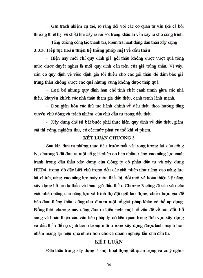 image for page Nâng cao năng lực cạnh tranh trong đấu thầu xây dựng của công ty cổ phần đầu tư và xây dựng hud4 năm 2017
