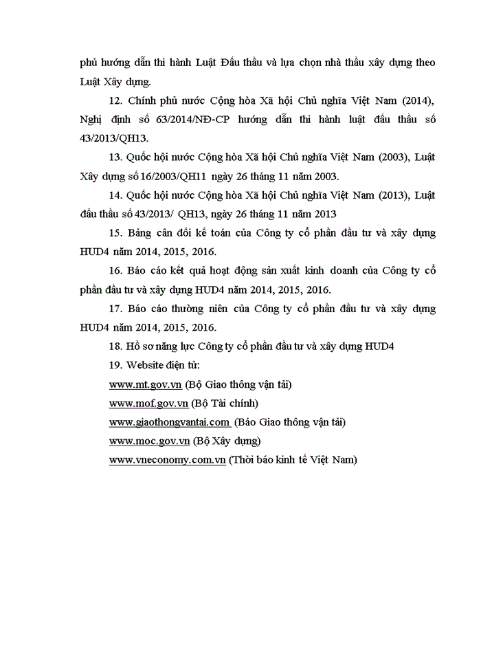 image for page Nâng cao năng lực cạnh tranh trong đấu thầu xây dựng của công ty cổ phần đầu tư và xây dựng hud4 năm 2017